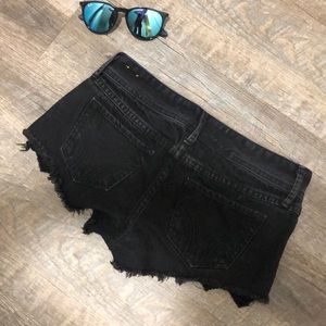 Hollister Shorts - Hollister Black Cheeky Shorts Hollister Shorts - Hollister Black Cheeky Shorts